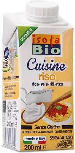 Glutenfri riskokekrem ØKO 200 ml ISOLA bio