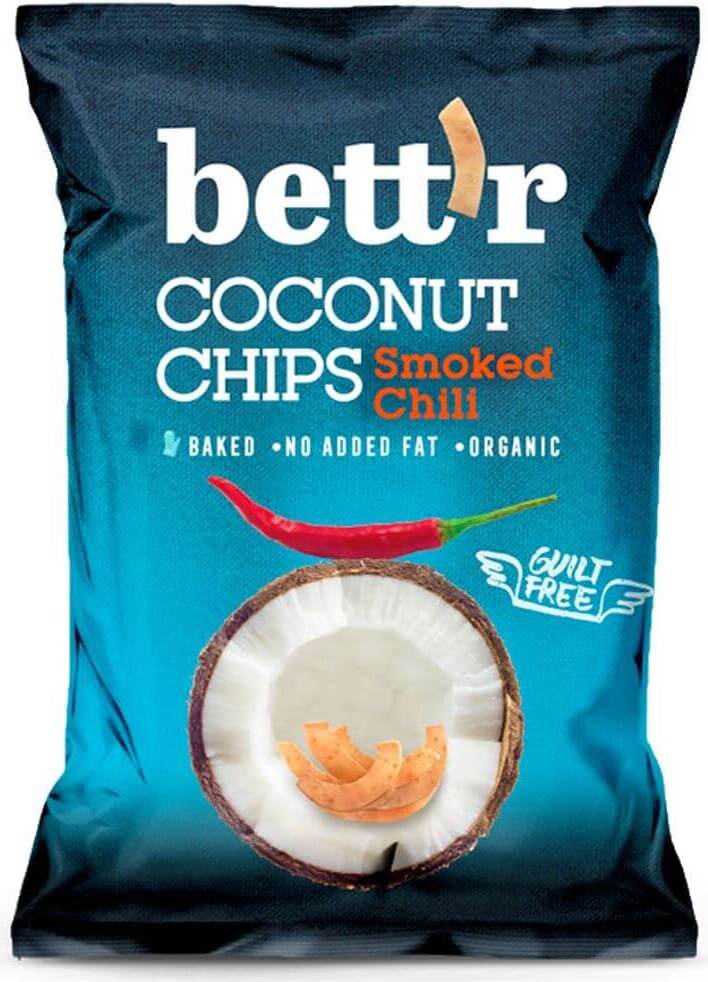 Chips di cocco al chili BIO 40 g BETTR