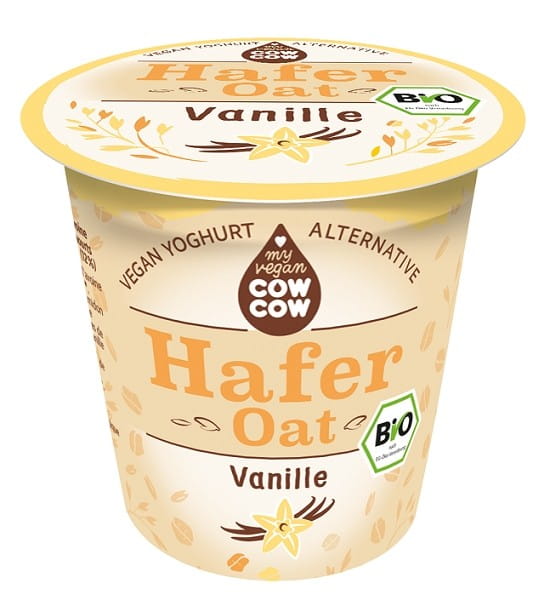 Vanilkový ovesný výrobek BIO 150 g - COW COW