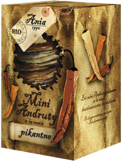 Mini-Waffles Picantes Orgânicos 180 g ANIA BIO