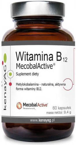 Vitamin B12 Mecobalactice Methylcobalamin 500mcg 60 Kapseln KENAY