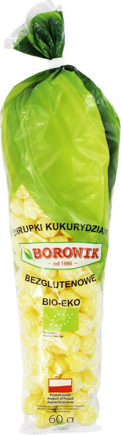 Glutenfria majschips EKO 60 g - BOROWIK