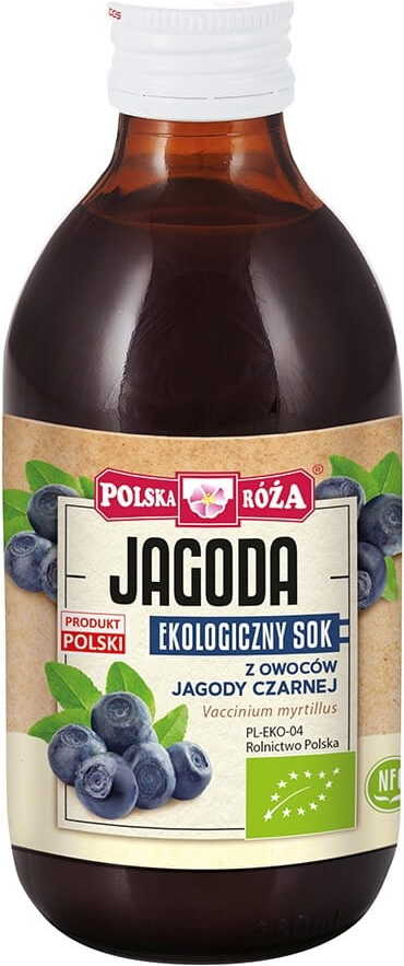Succo di mirtilli BIO 250 ml - POLSKA RÓŻA