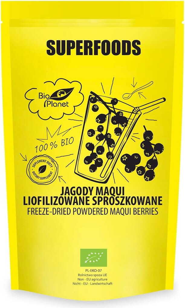 Maqui-bessen, gevriesdroogd, gepoederd BIO 100 g - BIO PLANET