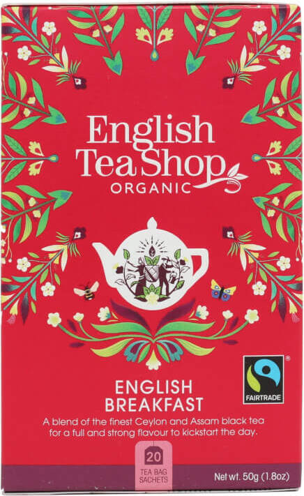 Anglický snídaňový čaj 20x25g BIO 50 g ENGLISH TEA SHOP