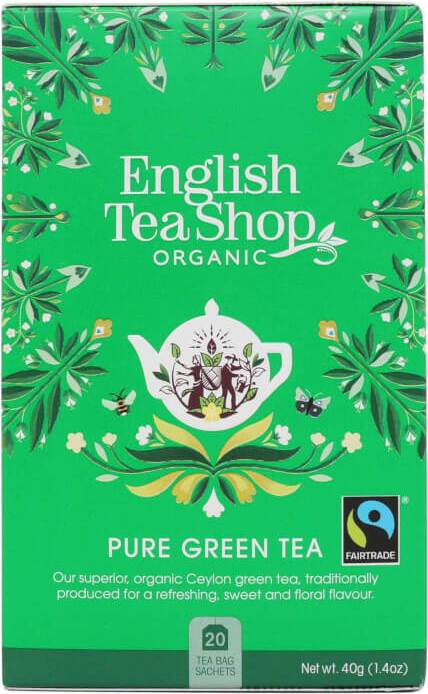 Zelený čaj 20x2 g BIO 40 g ENGLISH TEA SHOP