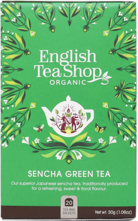 Sencha zöld tea 20x1,5 g BIO 30 g ENGLISH TEA SHOP