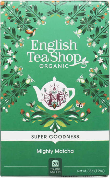 Ceai verde Matcha puternic 20x1,75 g BIO 35 g ENGLISH TEA SHOP