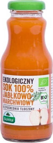 Apfel- und Karottensaft 100% BIO 250 ml EKOWITAL