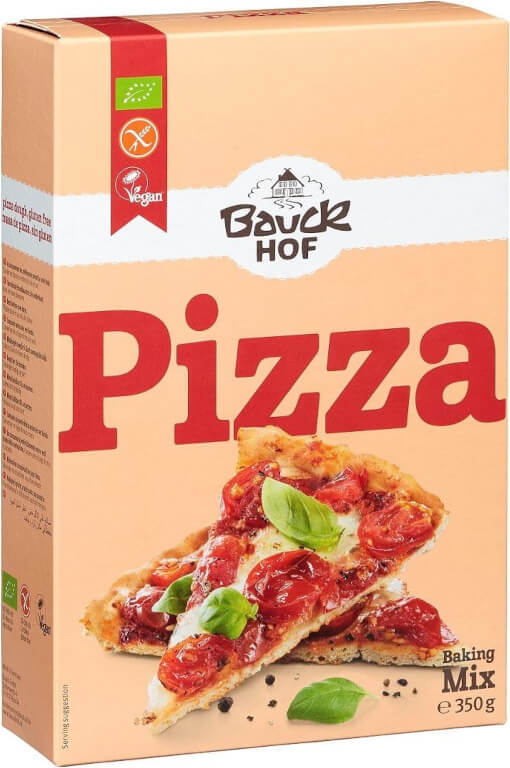 Glutenfritt bakmix för pizza EKO 350 g - BAUCK HOF
