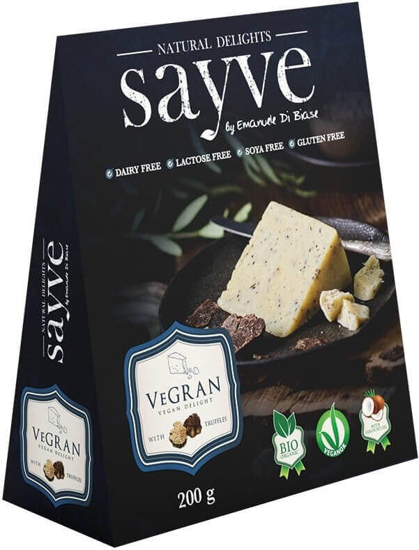 Vegansk produkt med kikärtor och tryffel, laktosfri glutenfri EKO 200 g - SAYVE