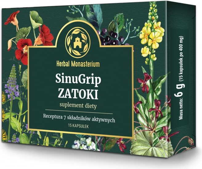 Sinogrip Sinus 15 gélules HERBES MONASTERIUM