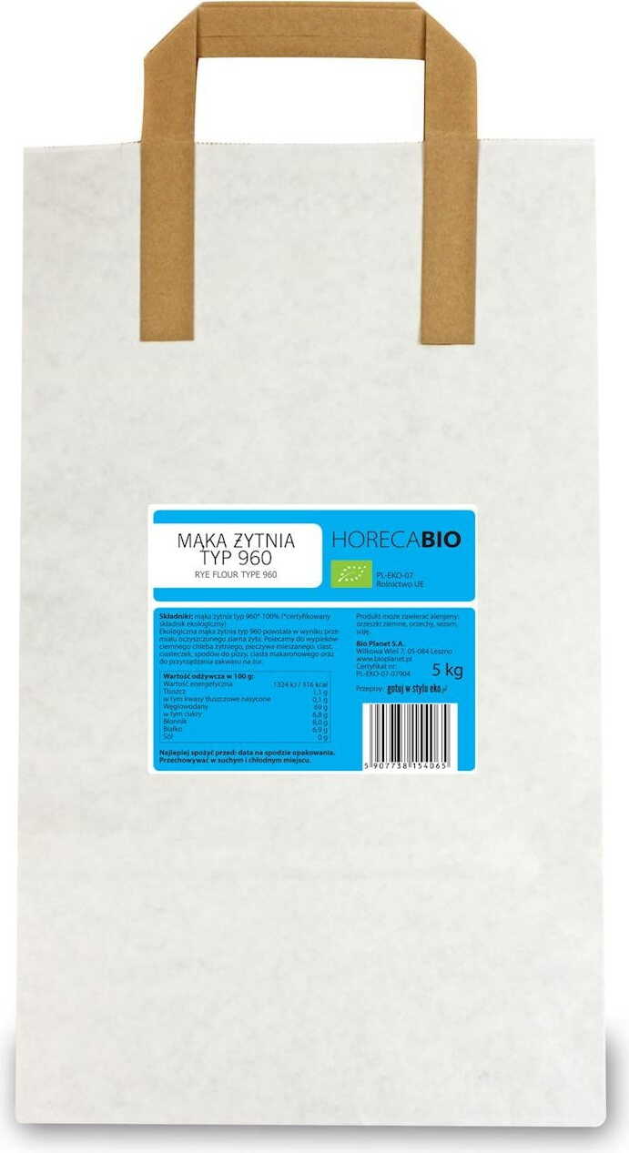 Tepung rai Jenis 960 BIO 5 kg - HORECA