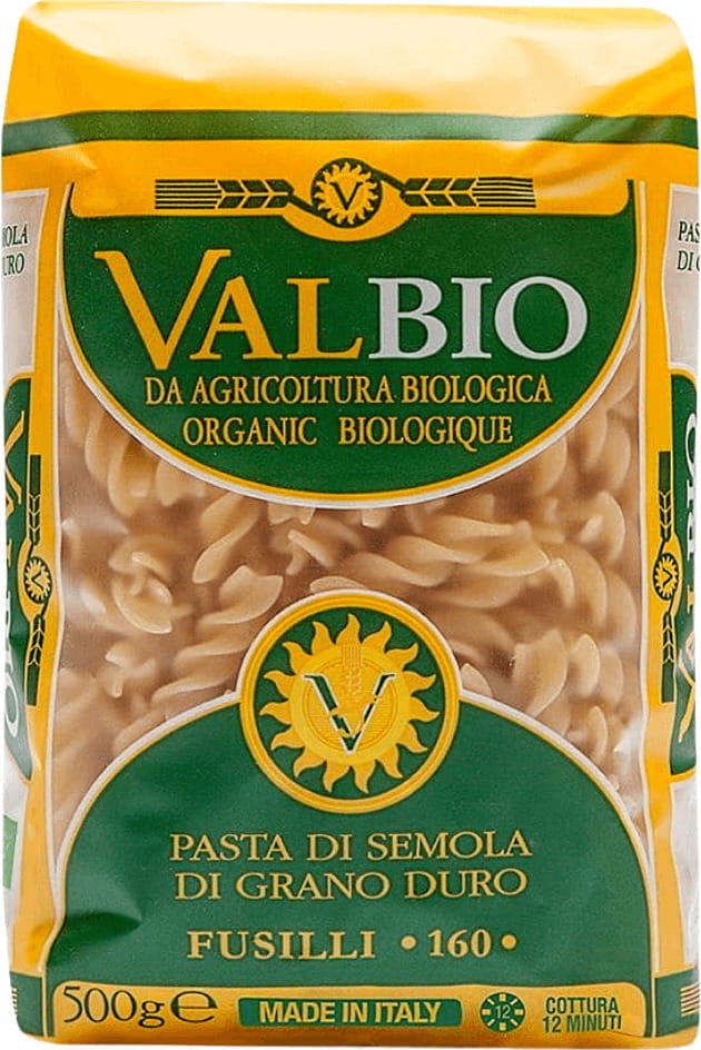 Fusilli (griesmeel) pasta BIO 500 g - VALBIO