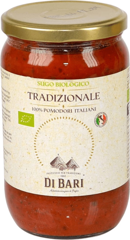 Tradisjonell tomat saus ØKO 680 g - PASTIFICIO DI BARI