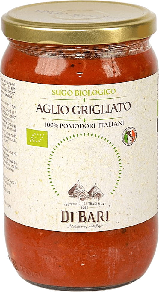 Sos de roșii cu usturoi la grătar BIO 680 g - PASTIFICIO DI BARI