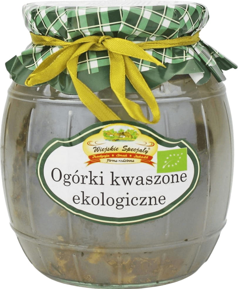 Organic Pickled Cucumbers 750 g (450 g) - Rural Specialties