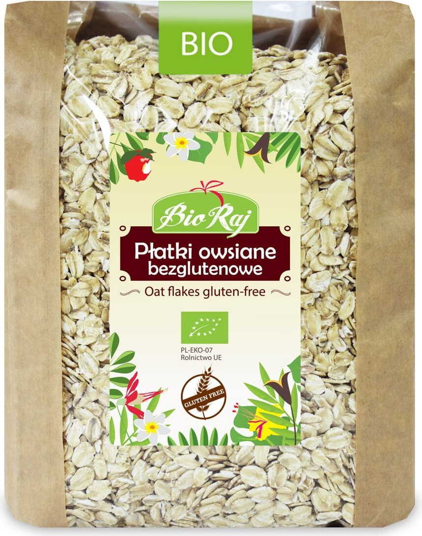 Glutenfria havregryn EKO 1 kg - EKO RAJ
