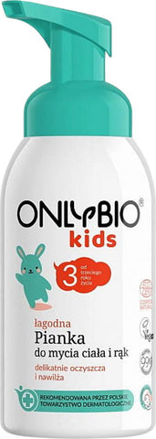 Eco 300 ml Körper- und Handwaschschaum für Kinder ab 3 Jahren - NUR BIO