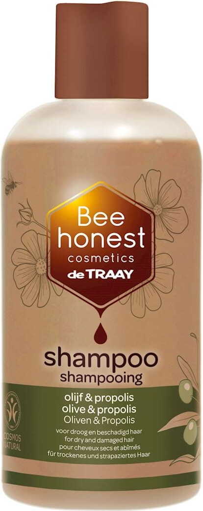 Šampon pro suché a poškozené vlasy, olivový a propolisový eco 250 ml - BEE HONEST