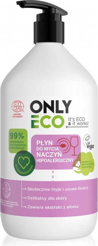 Hypoallergent Øko-opvaskemiddel 1000 ml - KUN ECO