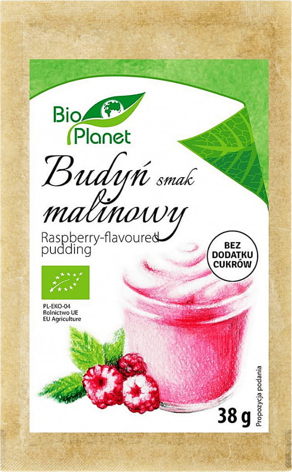 Pudding mit Himbeergeschmack BIO 38 g - BIO PLANET