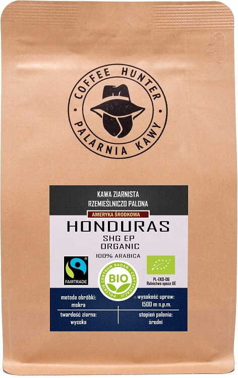 Arabica-Kaffeebohnen 100% Honduras fair gehandelt BIO 250 g - COFFEE HUNTER