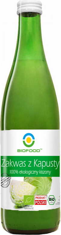 Kysané zelí Kvásek bez lepku BIO 500 ml - BIO FOOD