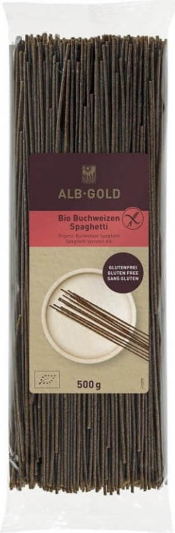 Nudle (Pohanka) bezlepkové špagety BIO 500 g - ALB GOLD