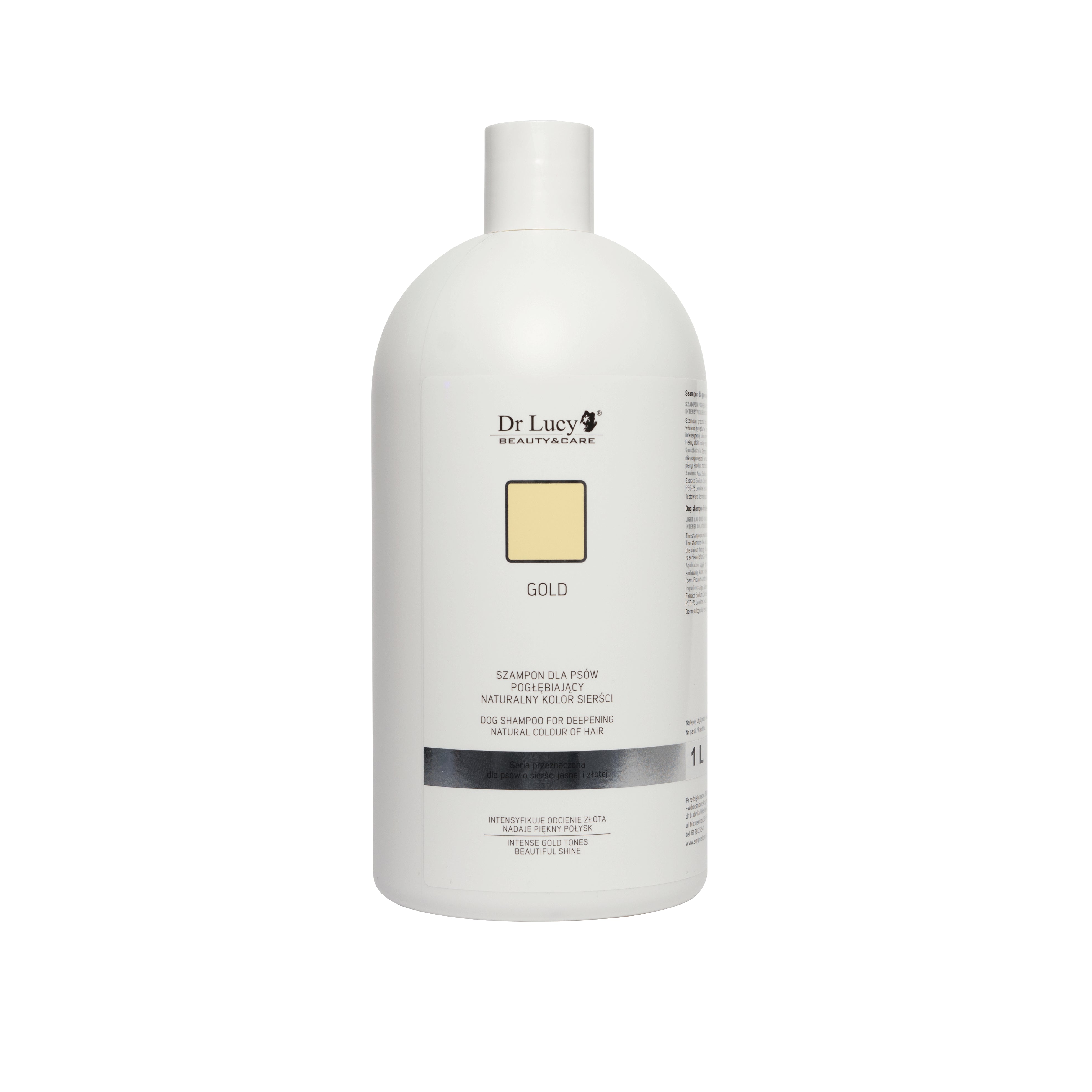Shampoo, das die Farbe von hellem und goldenem Haar vertieft [GOLD] 1 l - DR LUCY