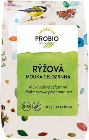 Glutenfreies Reisvollkornmehl BIO 450 g - PROBIO