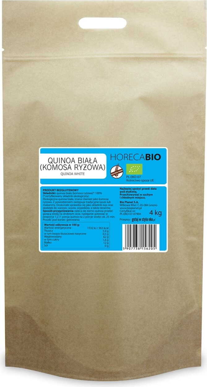 Quinoa trắng (Quinoa) không chứa gluten HỮU CƠ 4 kg - HORECA