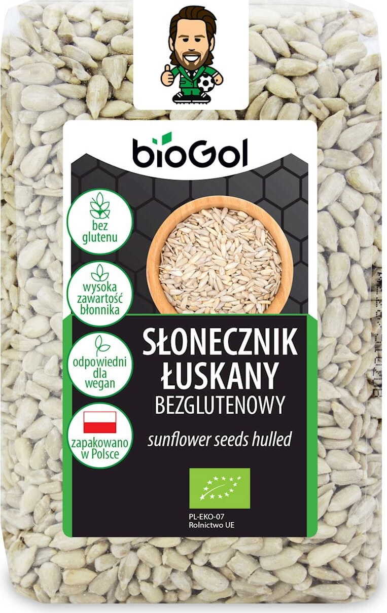 Geschälte Sonnenblumenkerne glutenfrei BIO 350 g - BIOGOL