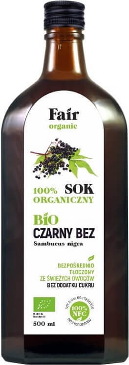 Zumo de saúco NFC BIO 500 ml - FAIR BIO