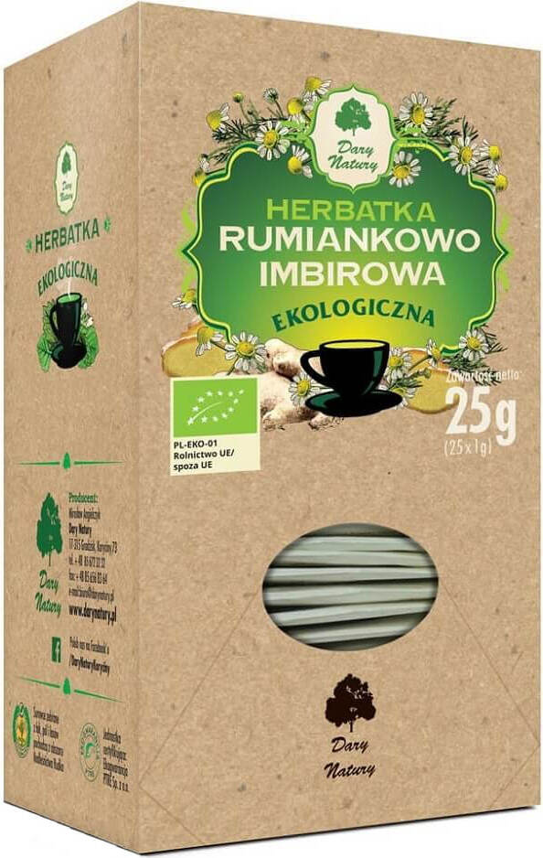 Tè BIO Camomilla-Zenzero (25 x 1 g) - DONI DELLA NATURA