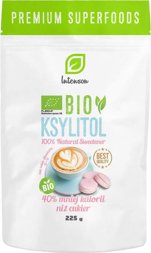 BIO Xylit Sladidlo 225g INTENSON Tablety