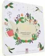 Un set di tè natalizi in una scatola bianca (72x15) BIO 108 g ENGLISH TEA SHOP