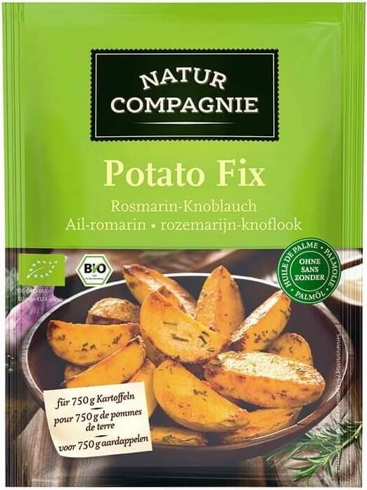 Especias para patatas con ajo y romero BIO 35 g - NATUR COMPAGNIE