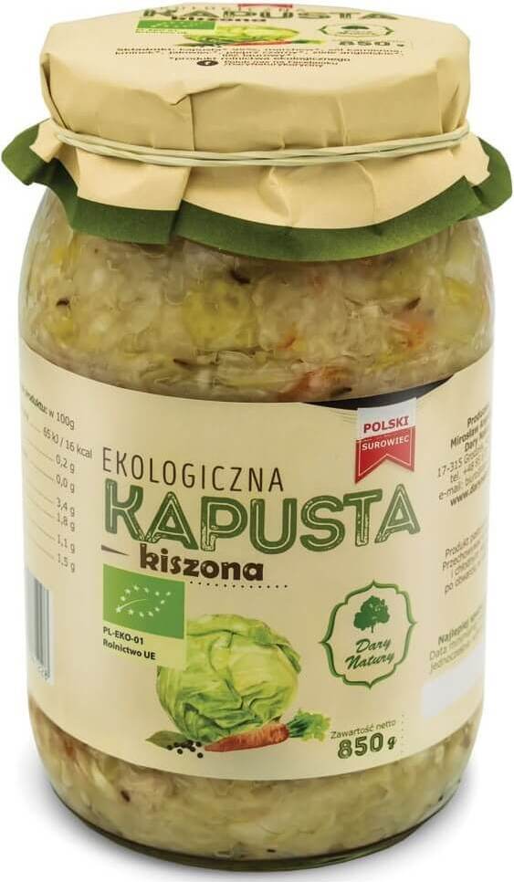 Sauerkraut mit Gewürzen BIO 850 g - GESCHENKE DER NATUR