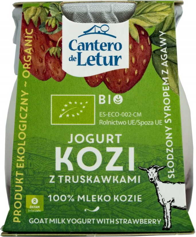 Ζιγενογιαούρτι με φράουλες BIO 125 g CANTERO DE LETU