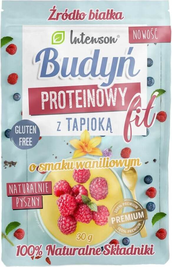 Proteinpudding med tapioka med vaniljesmak 30g INTENSON
