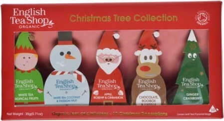 Satu Set Gantungan Pokok Krismas (10x2) BIO 20 g ENGLISH TEA SHOP