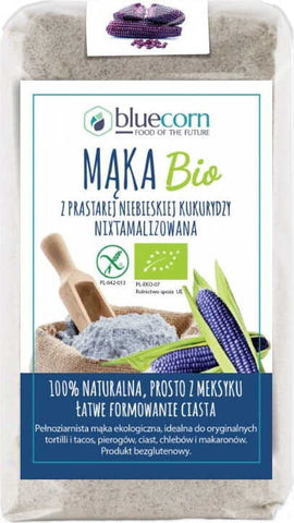 Nixtamilisiertes blaues Maismehl BIO 250 g - BLUECORN