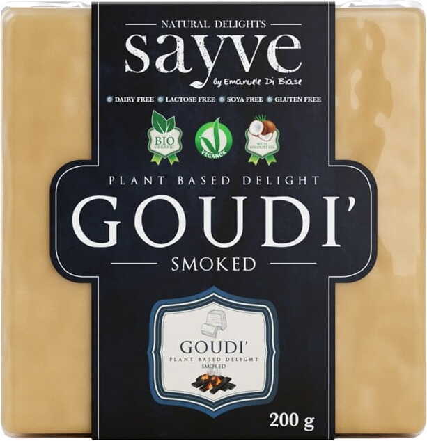Prodotto vegano con ceci e arrowroot, affumicato senza lattosio senza glutine BIO 200 g - SAYVE