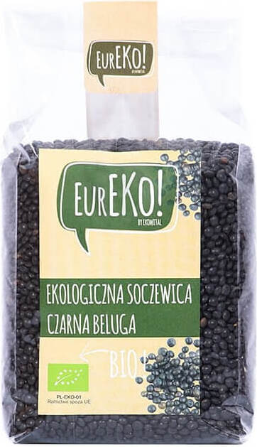 Schwarze Beluga-Linsen BIO 400 g EUREKO