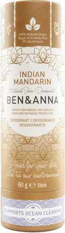 Indian Soda Deo Stick Mandarine 60 g - BEN & ANNA