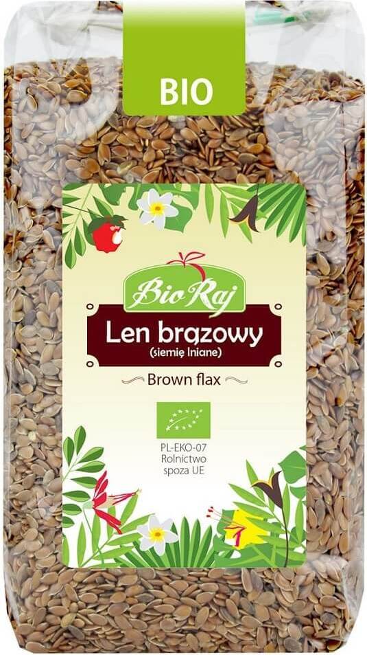 Flaxseed Coklat (Biji Rami) BIO 500 g - BIO RAJ