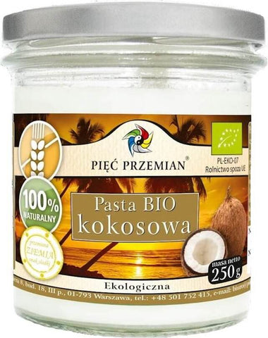 Glutenfreie Kokospaste BIO 250 g - FÜNF ÄNDERUNGEN