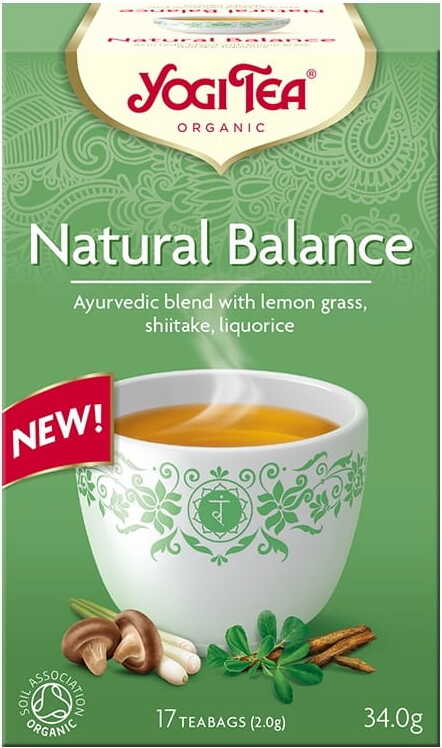 Tisana Natural Balance con Shiitake BIO (17 x 2 g) 34 g - YOGI TEA