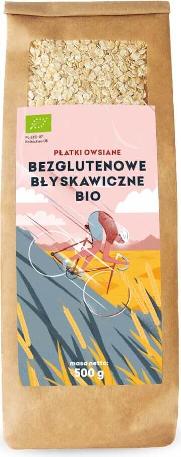 Glutenfria instant havregryn BIO 500 g - FÜNF ÄNDERUNGEN